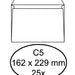 Envelop Quantore bank C5 162x229mm zelfklevend wit 25stuks