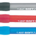 Balpen Bic Soft Feel Clic Grip blauw medium (per 12 stuks)