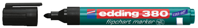 Viltstift edding 380 flipover rond zwart 1.5-3mm (per 10 stuks)