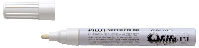 Viltstift PILOT Super SC-W-M lakmarker rond wit 2mm