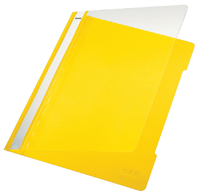 Snelhechter Leitz standaard A4 PVC geel