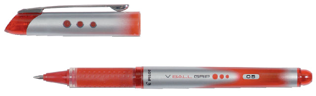 Rollerpen PILOT V-Ball grip VBG-5 rood 0.3mm (per 12 stuks)
