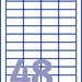Etiket Avery L4736REV-25 45.7x21.2mm afneembaar wit 1200stuk