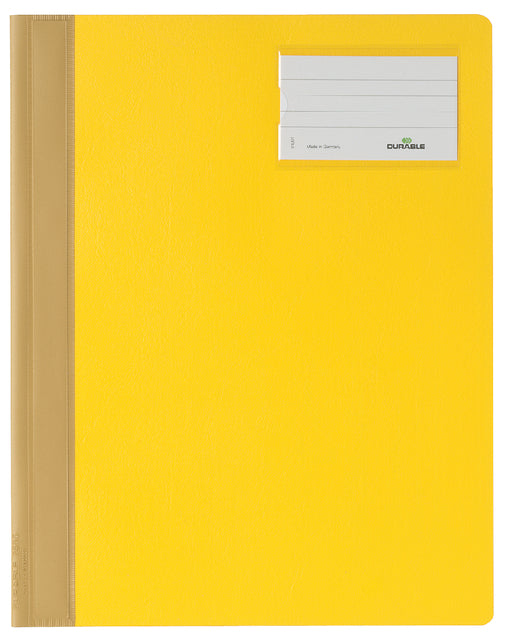 Snelhechter Durable A4 PVC etiketvenster geel (per 25 stuks)