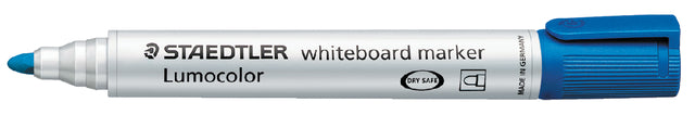 Viltstift Staedtler 351 whiteboard rond blauw 2mm (per 10 stuks)