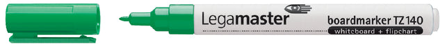 Viltstift Legamaster TZ140 whiteboard rond groen 1mm (per 10 stuks)