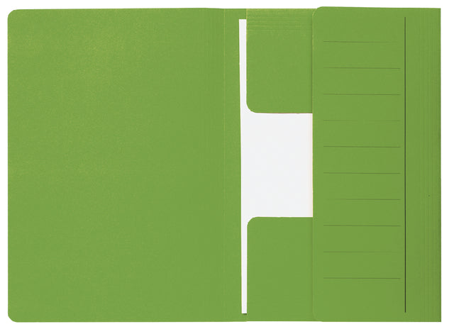 Dossiermap Secolor  Mammoet folio 3 kleppen 270gr groen (per 10 stuks)