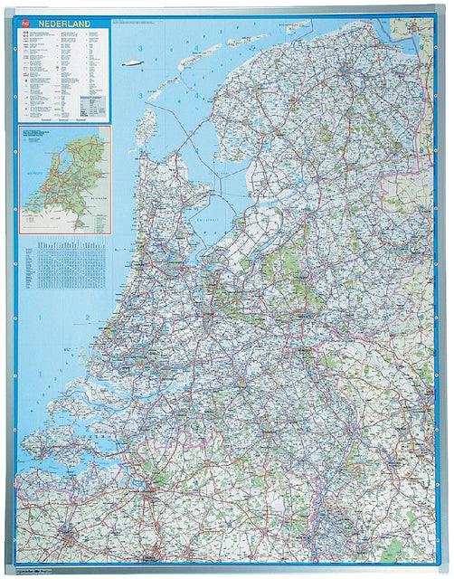Landkaart Legamaster Nederland 130x101cm
