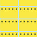 Etiket HERMA 3771 26x40mm diepvries geel 48stuks