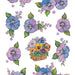 Etiket HERMA 3818 bloem paars