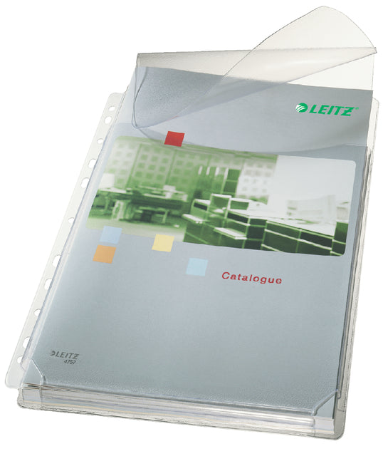 Showtas Leitz 11-gaats PVC 0.17mm glad met klep