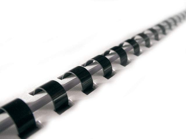 Bindrug GBC 22mm 21rings A4 zwart 100stuks