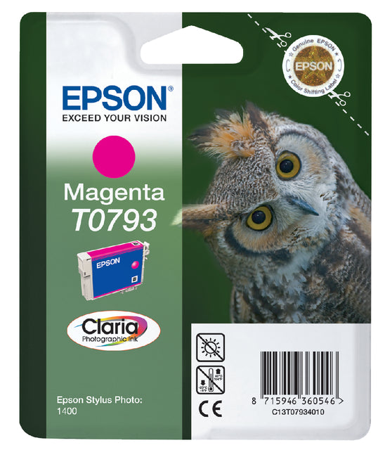 Inktcartridge Epson T0793 rood