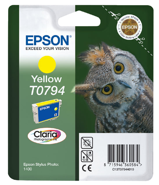 Inktcartridge Epson T0794 geel