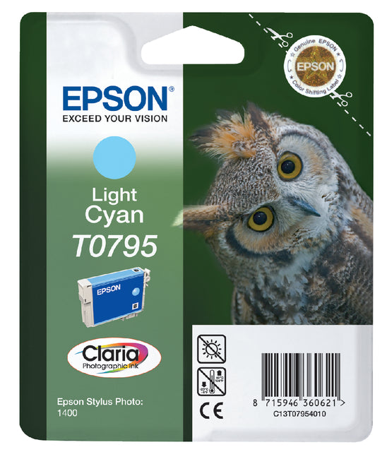 Inktcartridge Epson T0795 lichtblauw