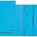 Dossiermap Leitz A3 3 kleppen 430gr blauw