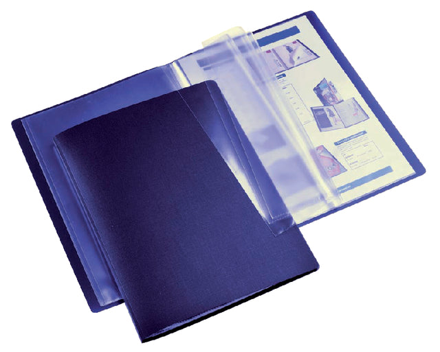 Showmap HF2 flexibel A4 30-tassen donkerblauw