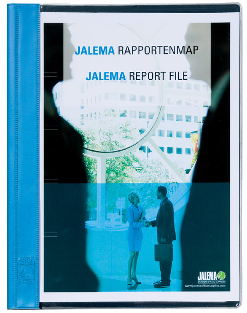 Rapportenmap Jalema A4 met snelhechter blauw (per 10 stuks)