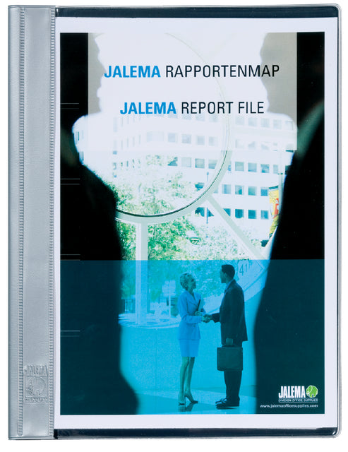 Rapportenmap Jalema A4 met snelhechter grijs (per 10 stuks)