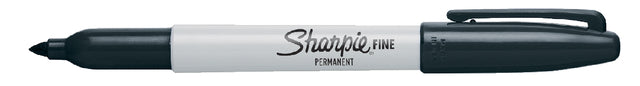Viltstift Sharpie Fine rond zwart 1-2mm (per 12 stuks)