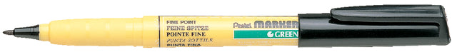 Viltstift Pentel NM10 textiel rond zwart 1mm (per 12 stuks)