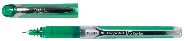 Rollerpen PILOT Hi-Tecpoint grip V5 0.3 groen (per 12 stuks)