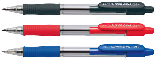 Balpen PILOT Supergrip zwart 0.32mm (per 12 stuks)