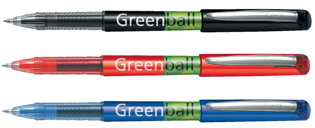 Rollerpen PILOT Greenball Begreen rood  0.35mm (per 10 stuks)
