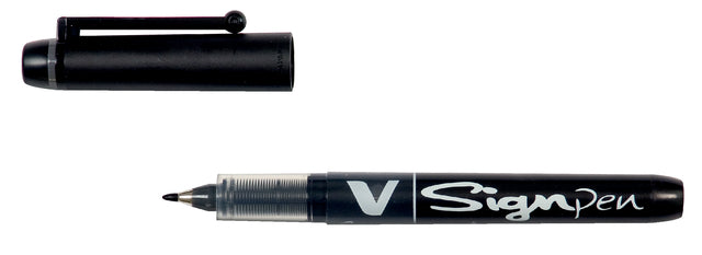 Fineliner PILOT V-Sign zwart 0.6mm