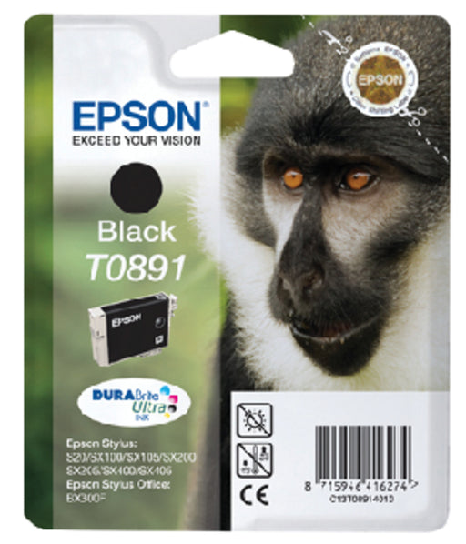 Inktcartridge Epson T0891 zwart