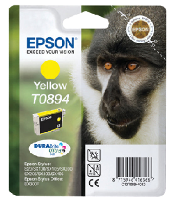Inktcartridge Epson T0894 geel