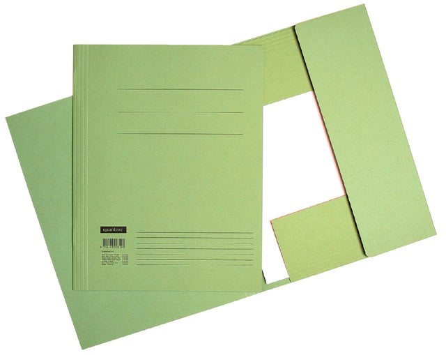 Dossiermap Quantore A4 320gr groen (per 10 stuks)