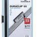 Klemmap Durable Duraclip A4 6mm 60 vellen blauw