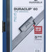 Klemmap Durable Duraclip A4 6mm 60 vellen donkerblauw