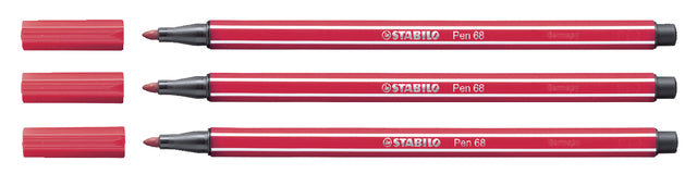 Viltstift STABILO Pen 68/50 donkerrood
