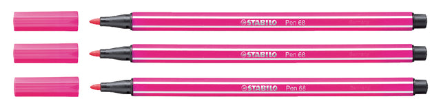Viltstift STABILO Pen 68/56 roze rood