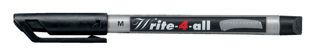 Viltstift STABILO Write-4-All 146/46 permanent medium zwart (per 10 stuks)