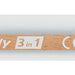 Kleurpotloden STABILO Woody 880/100 wit (per 5 stuks)