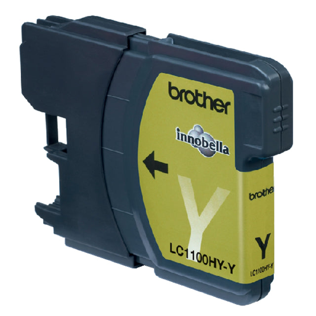 Inktcartridge Brother LC-1100HYY geel HC