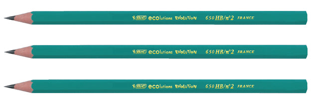 Potlood Bic Ecolutions 650 HB (per 12 stuks)