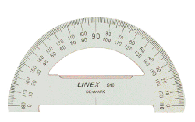 Gradenboog Linex 910 diameter 100mm 180graden transparant