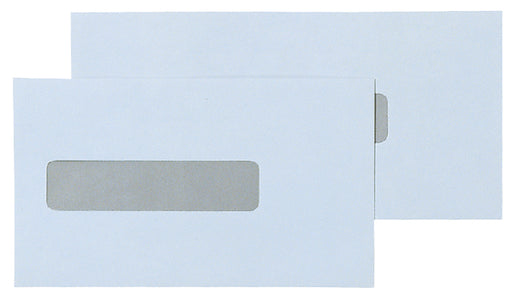 Envelop Hermes 109x224mm venster 2,5x11mm midden 500stuks