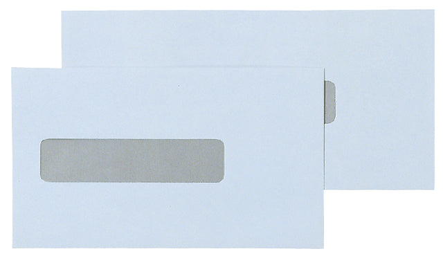 Envelop Hermes 109x224mm venster 2,5x11mm midden 500stuks