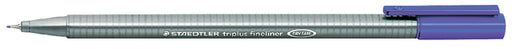 Fineliner Staedtler Triplus 334 blauw 0.3mm (per 10 stuks)