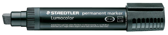 Viltstift Staedtler Lumocolor 388 blokpunt zwart 2-12mm (per 5 stuks)