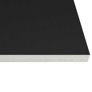 Premium foamboard 5mm 100x140 zwart/grijs (25 platen)