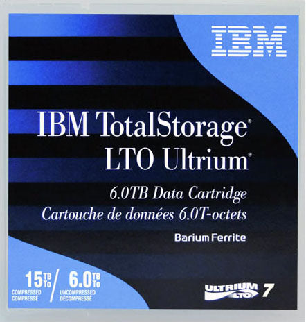 IBM LTO 7 BaFe Ultrium Tape 6/15 TB 38L7302