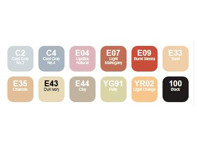 Copic Marker Architecture Set (12)