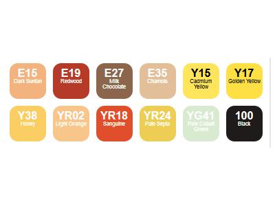 Copic Marker Autumn Set (12)