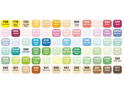 Copic Marker Set C (72)